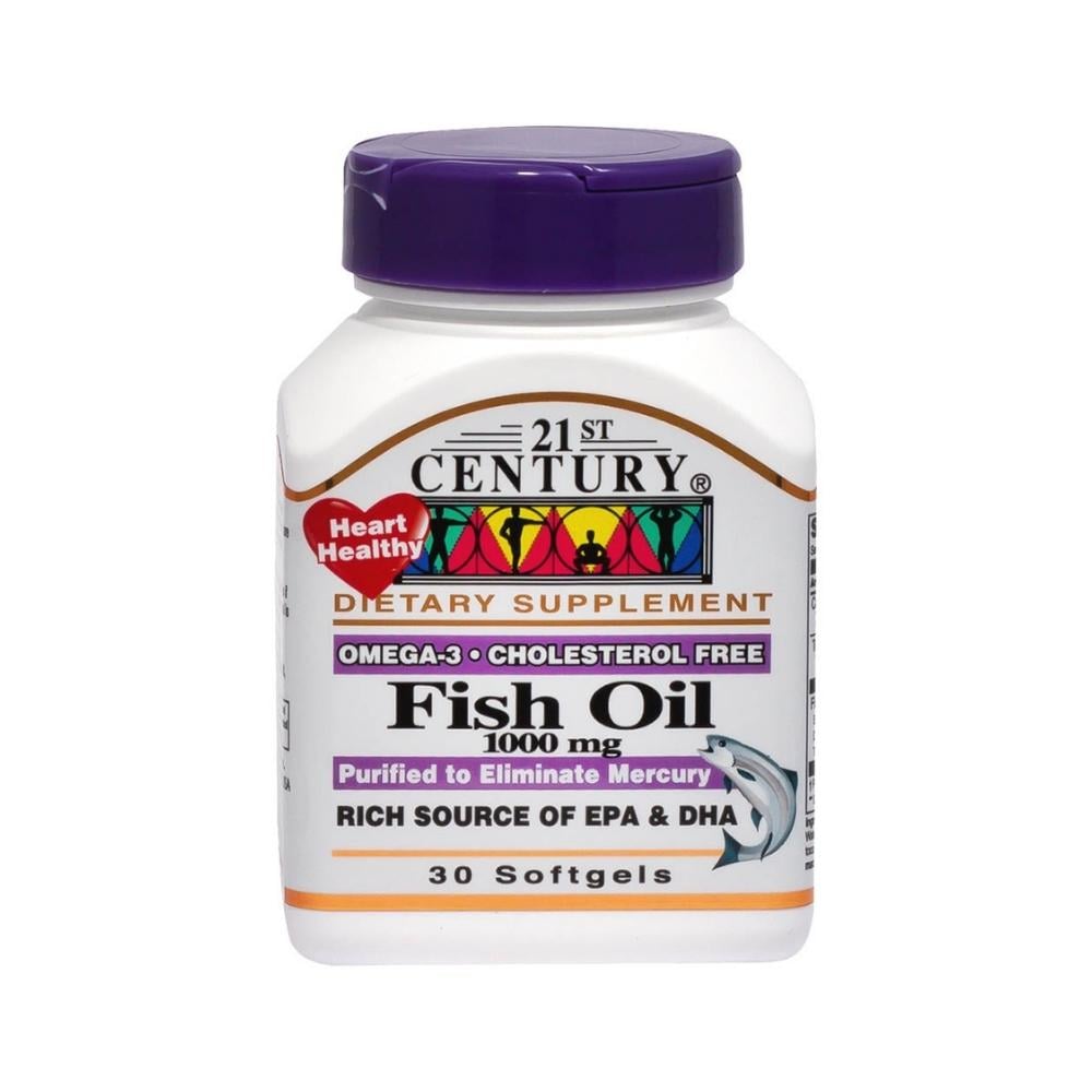 21st Century Fish Oil 1000 mg - Omega-3  